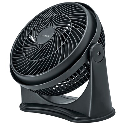 Optimus Turbo High-Performance 8-inch 2-Speed Desk Fan, Black (OPSF7080)