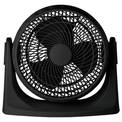 Optimus Turbo High-Performance 8-inch 2-Speed Desk Fan, Black (OPSF7080)