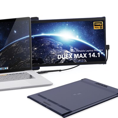 Mobile Pixels DUEX Max 14.1" IPS LCD Slide-Out Display for Laptops, Blue (101-1007P01)