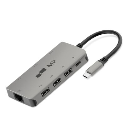 Mobile Pixels 3-Port USB-C Hub, Gray (MPX1041001P01)