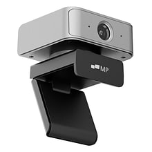 Mobile Pixels 1080p AI Webcam with Microphone, Gray (111-1001P01)