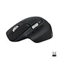 Logitech MX Master 3S Ergonomic Wireless Optical USB Mouse, Black (910-006556)