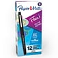 Paper Mate Flair Felt Pen, Medium Point, Black Ink, Dozen (8430152)