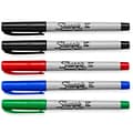 Sharpie Permanent Markers, Ultra Fine Tip, Assorted, 5/Pack (37675)