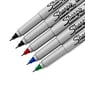 Sharpie Permanent Markers, Ultra Fine Tip, Assorted, 5/Pack (37675)