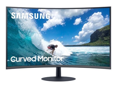 Samsung C32T550FDN 32 LED Monitor,  Dark Gray/Blue