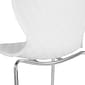 Flash Furniture Lowell Metal Stack Chair, White (LF707CWH)