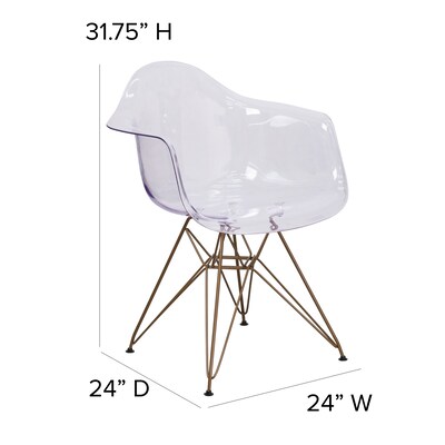 Flash Furniture HERCULES PREMIUM Series Resin Chiavari Chair, Mahogany, 2 Pack (2LEMAHOGANY)
