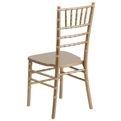 Flash Furniture HERCULES Series Wood Chiavari Chair, Gold, 2 Pack (2XSGOLD)