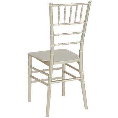 Flash Furniture HERCULES Series Resin Chiavari Chair, Champagne, 2 Pack (2LECHAMPM)