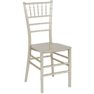 Flash Furniture HERCULES Series Resin Chiavari Chair, Champagne, 2 Pack (2LECHAMPM)