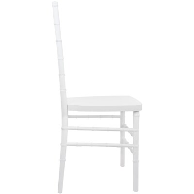 Flash Furniture Advantage Resin Chiavari Chair, White (RSCHIW)