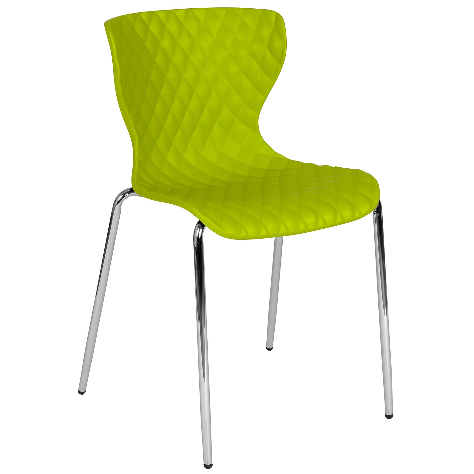 Flash Furniture Lowell Metal Stack Chair, Citrus Green (LF707CCGRN)