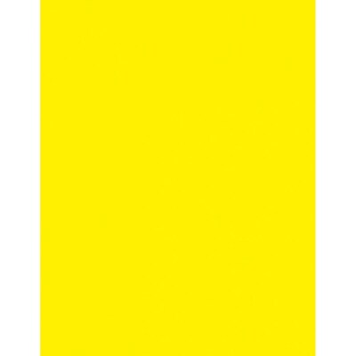 Pacon® Card Stock; 8.5 x 11, Lemon Yellow, 100 ct, (PAC101172)