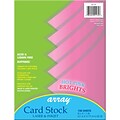 Pacon® Card Stock; 8.5 x 11, Hot Pink, 100 ct, (PAC101174)