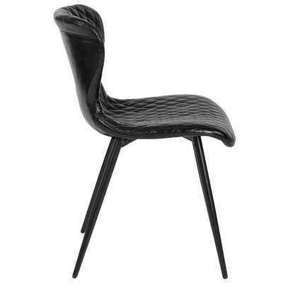 Flash Furniture Bristol Metal Chair, Black (LF907ABLK)