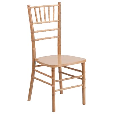 Flash Furniture HERCULES Wood Chiavari Chair, Natural (XSNATURAL)