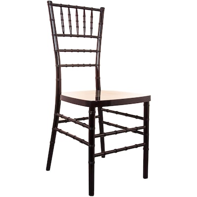 Flash Furniture Advantage Resin Chiavari Chair, Mahogany (RSCHIM)