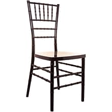 Flash Furniture Advantage Resin Chiavari Chair, Mahogany (RSCHIM)