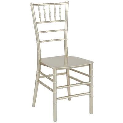 Flash Furniture HERCULES Resin Chiavari Chair, Champagne (LECHAMPM)