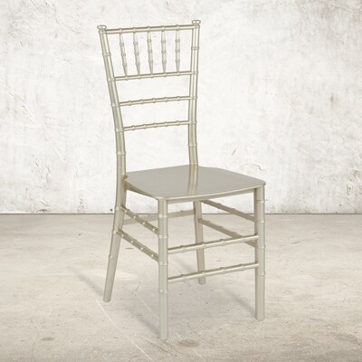 Flash Furniture HERCULES Resin Chiavari Chair, Champagne (LECHAMPM)