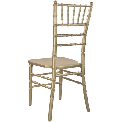 Flash Furniture Advantage Wood Chiavari Chair, Gold (WDCHIG)