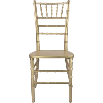 Flash Furniture Advantage Wood Chiavari Chair, Gold (WDCHIG)