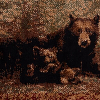 Flash Furniture Vassa Collection Olefin/Jute 87.6" x 24" Rectangular Machine Made Rug, Brown (OKRRG111427BN)