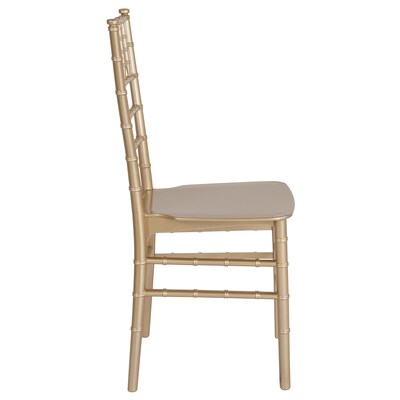 Flash Furniture HERCULES Resin Chiavari Chair, Gold (LEGOLDM)