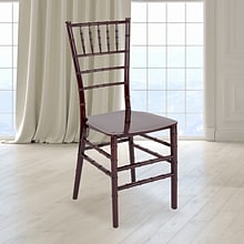 Flash Furniture HERCULES Resin Chiavari Chair, Mahogany (LEMAHOGANYM)