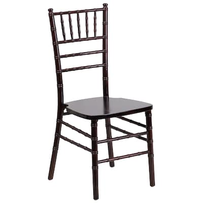 Flash Furniture HERCULES Wood Chiavari Chair, Walnut (XSWALNUT)