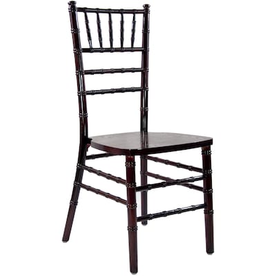 Flash Furniture Advantage Wood Chiavari Chair, Mahogany (WDCHIM)
