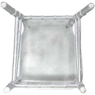 Flash Furniture Advantage Wood Chiavari Chair, Silver (WDCHIS)
