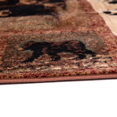Flash Furniture Vassa Collection Olefin/Jute 36" x 24" Rectangular Machine Made Rug, Brown (OKRRG111423BN)
