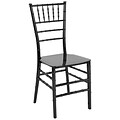 Flash Furniture HERCULES Resin Chiavari Chair, Black (LEBLACKM)