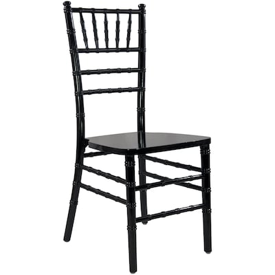 Flash Furniture Advantage Wood Chiavari Chair, Black (WDCHIB)