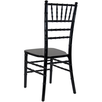 Flash Furniture Advantage Wood Chiavari Chair, Black (WDCHIB)