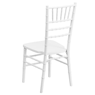 Flash Furniture HERCULES Series Wood Chiavari Chair, White, 2 Pack (2XSWHITE)