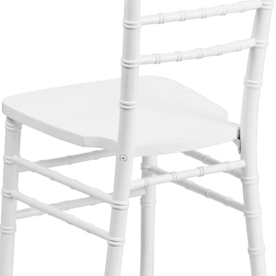 Flash Furniture HERCULES Series Wood Chiavari Chair, White, 2 Pack (2XSWHITE)