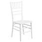 Flash Furniture HERCULES Series Wood Chiavari Chair, White, 2 Pack (2XSWHITE)