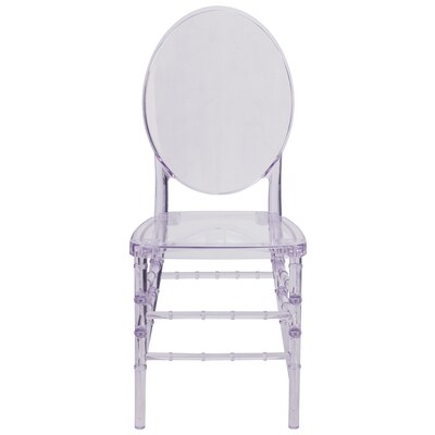 Flash FurnitureFlash Elegance Resin Florence Chair, Crystal Ice, 2 Pack (2Y3FLO)