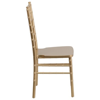 Flash Furniture HERCULES Wood Chiavari Chair, Gold (XSGOLD)