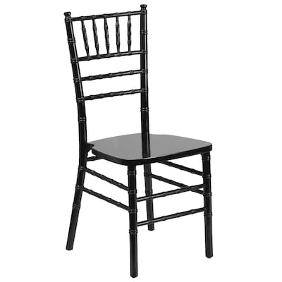 Flash Furniture HERCULES Wood Chiavari Chair, Black (XSBLACK)