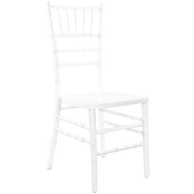 Flash Furniture Advantage Wood Chiavari Chair, White (WDCHIW)