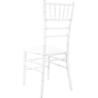 Flash Furniture Advantage Wood Chiavari Chair, White (WDCHIW)