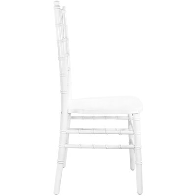 Flash Furniture Advantage Wood Chiavari Chair, White (WDCHIW)