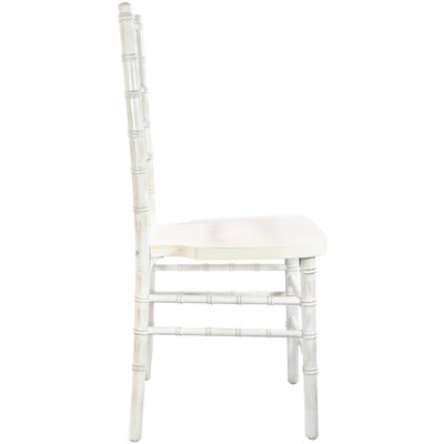 Flash Furniture Advantage Wood Chiavari Chair, White (WDCHILW)