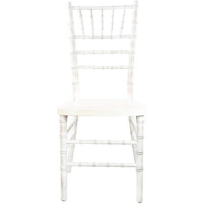 Flash Furniture Advantage Wood Chiavari Chair, White (WDCHILW)