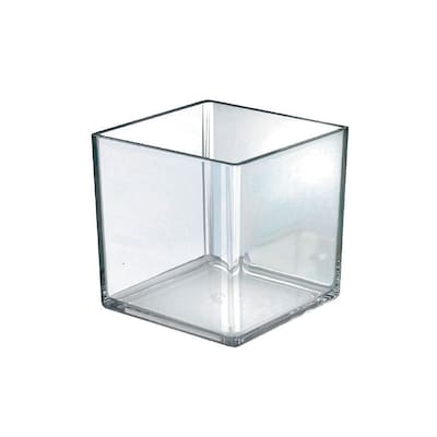 Azar Deluxe Cube Bin, Clear (556307)