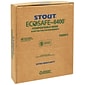 Stout by Envision 13 Gallon Trash Bags, High Density, .85 Mil, 24 x 30, Green,  15 Bags/Roll, 3 Rolls (STOE2430E85)